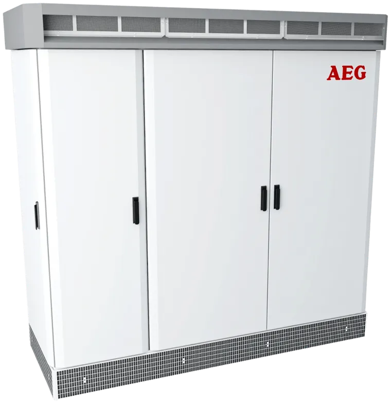 Inversor industrial AEG en gabinete de piso